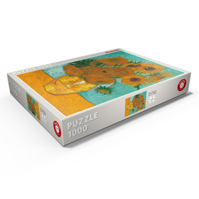 Darstellung des Puzzle Motivs Piatnik: Sonnenblumen, Vincent van Gogh - Puzzleteile: 1000