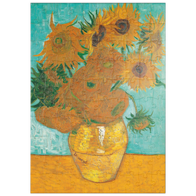 Darstellung des Puzzle Motivs Piatnik: Sonnenblumen, Vincent van Gogh - Puzzleteile: 100