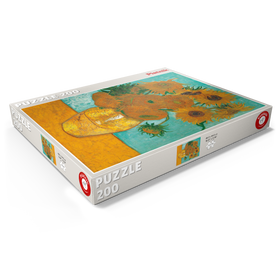 Darstellung des Puzzle Motivs Piatnik: Sonnenblumen, Vincent van Gogh - Puzzleteile: 200
