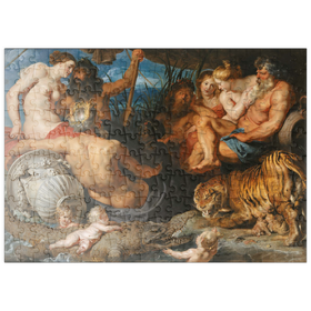 Darstellung des Puzzle Motivs Piatnik: Die vier Flüsse des Paradieses, Peter Paul Rubens - Puzzleteile: 200