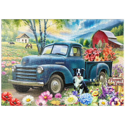 puzzleplate Flower Farm 2 1000 Puzzle