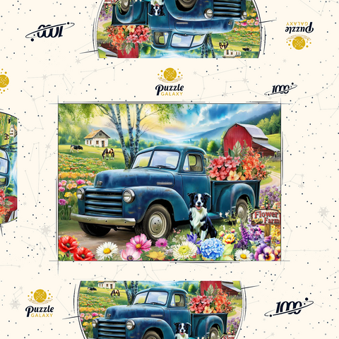 Flower Farm 2 1000 Puzzle Schachtel 3D Modell