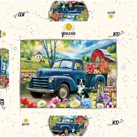 Flower Farm 2 100 Puzzle Schachtel 3D Modell