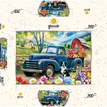 Flower Farm 2 200 Puzzle Schachtel 3D Modell