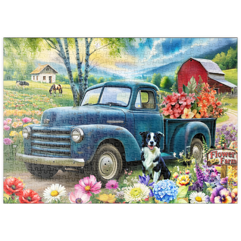 puzzleplate Flower Farm 2 500 Puzzle