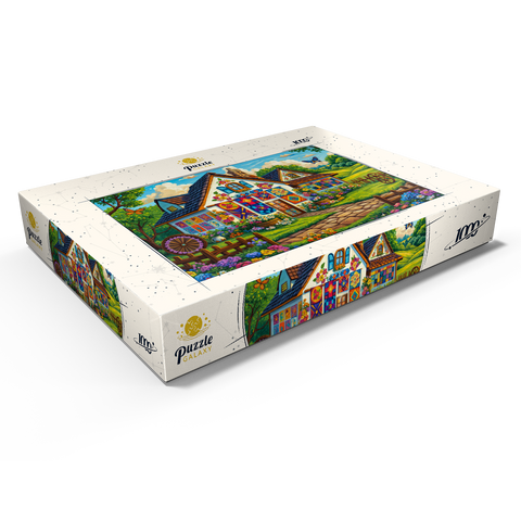 Quilt House 1000 Puzzle Schachtel Ansicht1