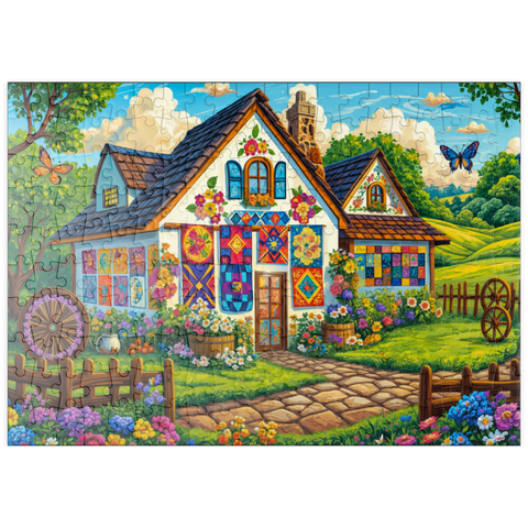 puzzleplate Quilt House 200 Puzzle