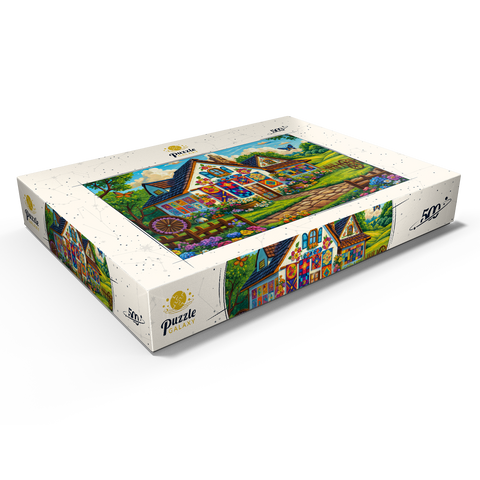 Quilt House 500 Puzzle Schachtel Ansicht1