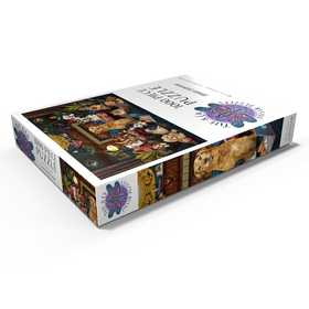 Darstellung des Puzzle Motivs Wuffen von zu Hause aus - Brigid Ashwood - Puzzleteile: 1000