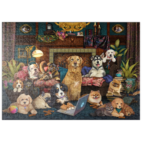 puzzleplate Woofing From Home 500 Puzzle