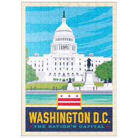 Darstellung des Puzzle Motivs Washington, DC: State Pride - Puzzleteile: 200