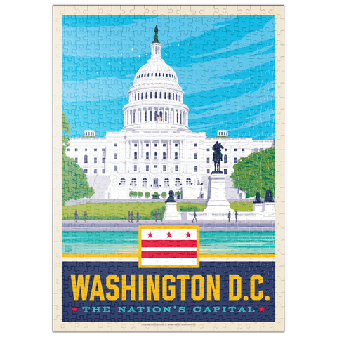 puzzleplate Washington, DC: State Pride 500 Puzzle