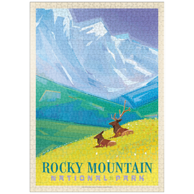 Darstellung des Puzzle Motivs Rocky Mountain National Park (Mod Design - Puzzleteile: 1000