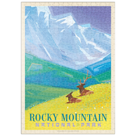 Darstellung des Puzzle Motivs Rocky Mountain National Park (Mod Design - Puzzleteile: 500