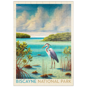 Darstellung des Puzzle Motivs Biscayne National Park: Unter den Mangroven - Puzzleteile: 100