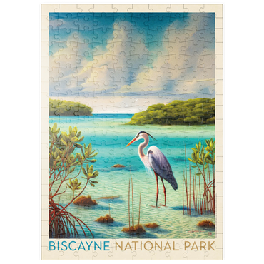 Darstellung des Puzzle Motivs puzzleplate Biscayne National Park: Among The Mangroves, Vintage Poster 200 Puzzle