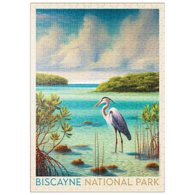 Darstellung des Puzzle-Motivs Biscayne National Park: Unter den Mangroven – Puzzleteile: 500