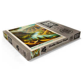 Darstellung des Puzzle Motivs Black Canyon of the Gunnison National Park: Sommerpracht - Puzzleteile: 100