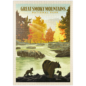 Darstellung des Puzzle-Motivs Great Smoky Mountains National Park: Spielzeit – Puzzleteile: 1000