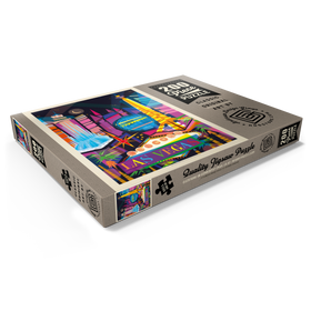 Darstellung des Puzzle Motivs Las Vegas Neon (Mod Design) - Puzzleteile: 200
