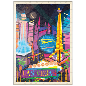 Darstellung des Puzzle Motivs Las Vegas Neon (Mod Design) - Puzzleteile: 200