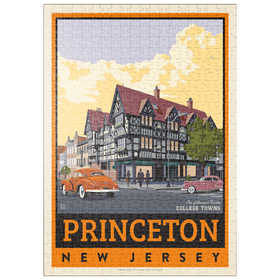 Darstellung des Puzzle Motivs American College Towns: Princeton, New Jersey - Puzzleteile: 500