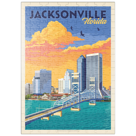 puzzleplate Jacksonville, FL, Vintage Poster 200 Puzzle