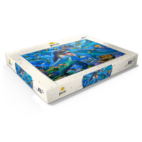 Laughing Dolphins  100 Puzzle Schachtel Ansicht1
