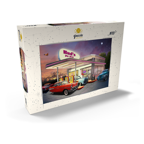 Bud's Pit Stop 1000 Puzzle Schachtel Ansicht2
