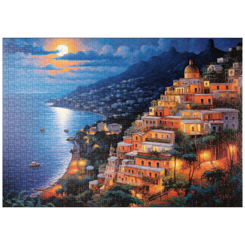 puzzleplate Positano Moonlit 1000 Puzzle