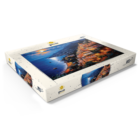 Positano Moonlit 100 Puzzle Schachtel Ansicht1