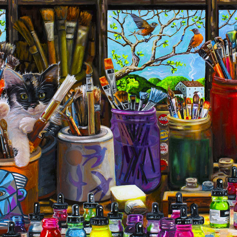 Art Studio  1000 Puzzle 3D Modell
