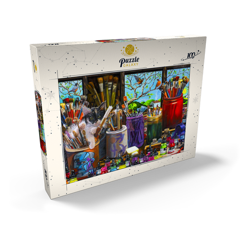 Art Studio  100 Puzzle Schachtel Ansicht2