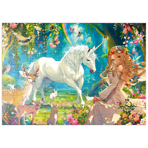 puzzleplate Fairy and Unicorn 100 Puzzle