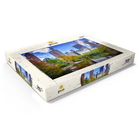 Alternative Darstellung des Puzzle-Motivs Central Park mit Skyline von Manhattan – New York – Puzzleteile: 200