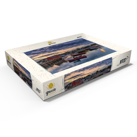 Alternative Darstellung des Puzzle-Motivs Motif No. 1 in Rockport – Hafenromantik in Massachusetts – Puzzleteile: 1000