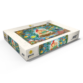 Alternative Darstellung des Puzzle-Motivs Magische Meerjungfrau – Fantastische Unterwasserwelt voller Farben – Puzzleteile: 1000