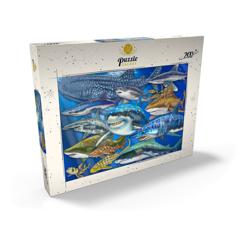 Shark Collage 200 Puzzle Schachtel Ansicht2
