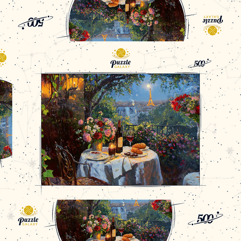 City of Love 500 Puzzle Schachtel 3D Modell