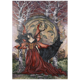 Darstellung des Puzzle Motivs Die schöne und das Biest - Puzzleteile: 1000