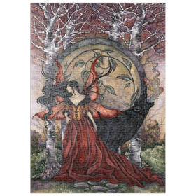 Darstellung des Puzzle-Motivs Die schöne und das Biest – Puzzleteile: 500