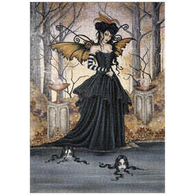 Darstellung des Puzzle-Motivs Ein dunkler Unterstrom - Amy Brown – Puzzleteile: 1000