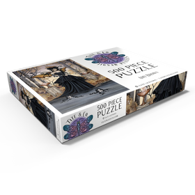 Alternative Darstellung des Puzzle-Motivs Ein dunkler Unterstrom - Amy Brown – Puzzleteile: 500