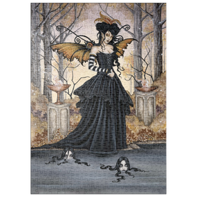 Darstellung des Puzzle-Motivs Ein dunkler Unterstrom - Amy Brown – Puzzleteile: 500