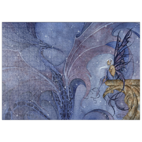 Darstellung des Puzzle Motivs Drachen-Träume - Amy Brown - Puzzleteile: 500