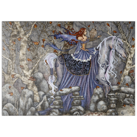 Darstellung des Puzzle Motivs Verzauberte Reise - Amy Brown - Puzzleteile: 500