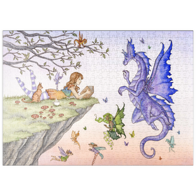 Darstellung des Puzzle Motivs Es war einmal - Amy Brown - Puzzleteile: 500