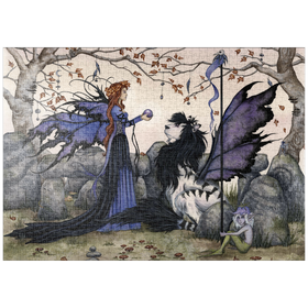 Darstellung des Puzzle Motivs Opfergaben - Amy Brown - Puzzleteile: 1000