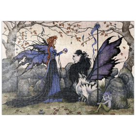 Darstellung des Puzzle Motivs Opfergaben - Amy Brown - Puzzleteile: 500