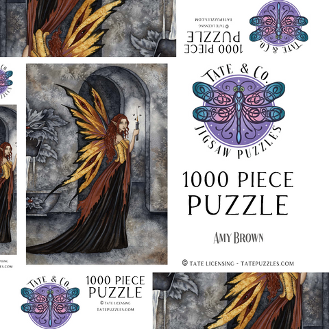 Silent Halls 1000 Puzzle Schachtel 3D Modell